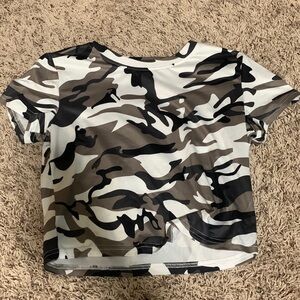 Womens romwe cropped t shirt